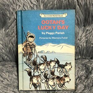 Ootah's Lucky Day I Can Read Book by Peggy Parish Vtg 1970